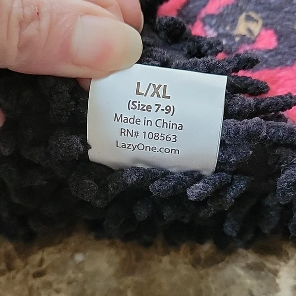 NWOT Lazy One Men's House Slippers - Picture 7 of 8